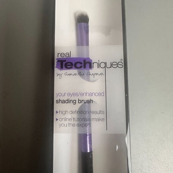 Real Techniques eye shading  Brush purple Sam Chapman  Stage makeup high tech‎ - Picture 2 of 4